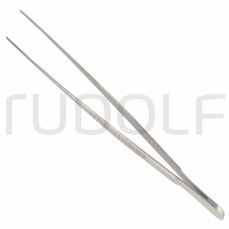 Пінцет атравматичний De Bakey, прямий, 1,5 mm, 24,5 cm